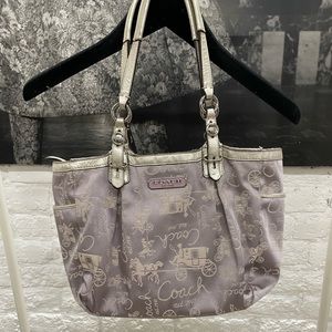 Lavender Coach Sparkly Small Tote Cinderella Inspired